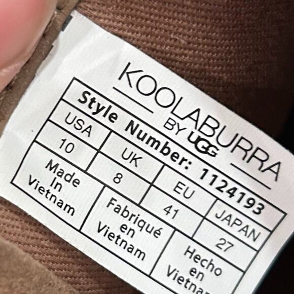 Koolaburra by UGG Tan Suede Yonela Wedge Ankle Boots Booties 10 Style 1124193 - Picture 9 of 9